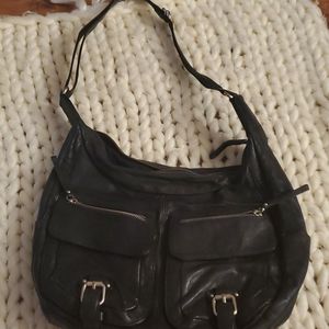 Black Leather Purse